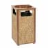 Stone Panel Steel Ash & Trash Receptacles