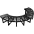 Steel Slat Curved Benches