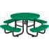 Perforated Metal Kids Height Picnic Tables