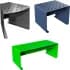 Perforated Metal Modular Benches
