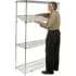 Nexel® Quick-Adjust Chrome Wire Shelving Units