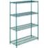 Nexel® Poly-Green® Wire Shelving Units