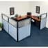 Interion® Traditional Corner Room Dividers