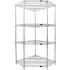 Quantum Chrome Corner Shelving Units