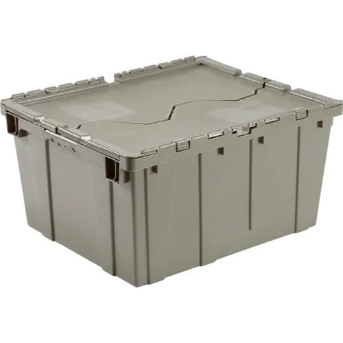 Totes with Attached Lids: