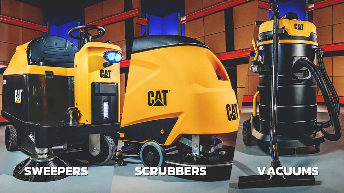 Cat® Floor Care Expands Lineup With Wider Cleaning Footprints