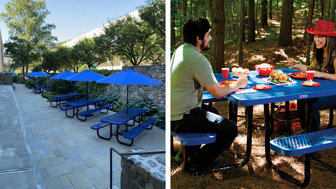 Metal Picnic Tables