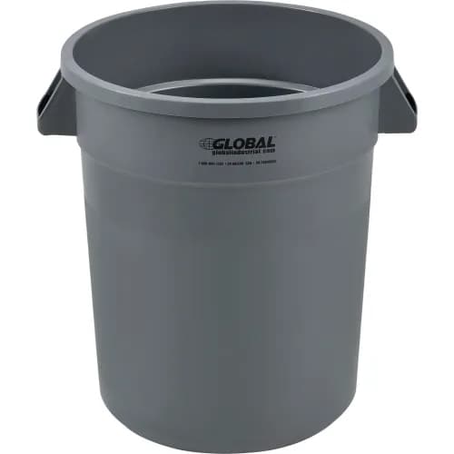 Round Plastic Utility Trash Cans
