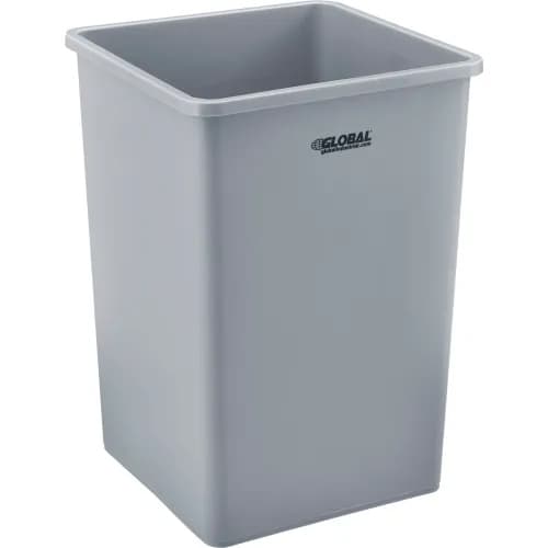 Square Plastic Utility Trash Cans