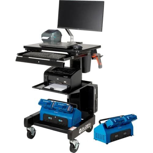 Orbit Mobile Powered Cart with 4 Swappable LiFePO4 Batteries