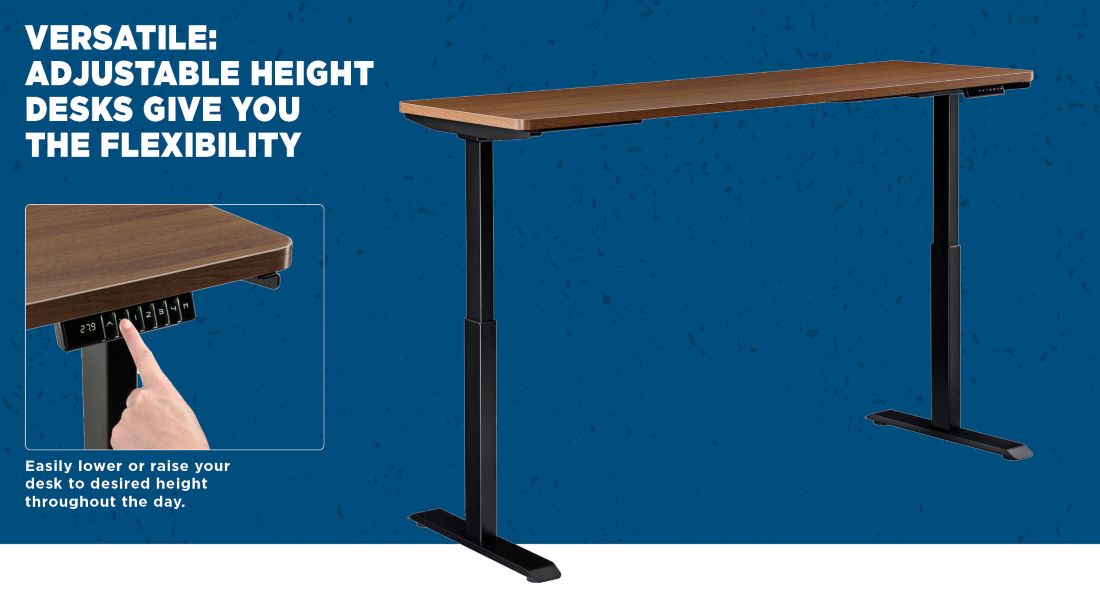 height-adjustable stand desk