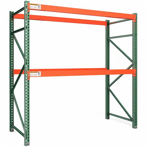 Bolted pallet rack systems