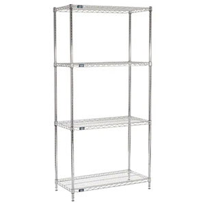 Wire shelving