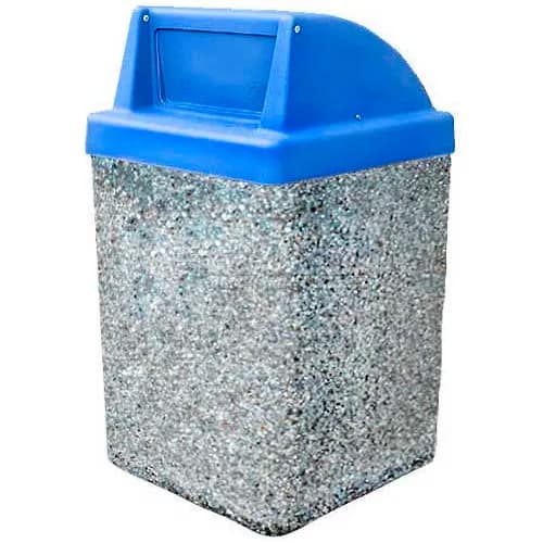 Concrete Trash Cans