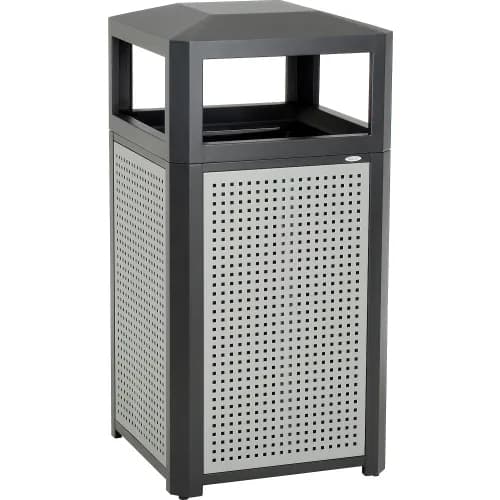 Perforated Steel Trash Cans